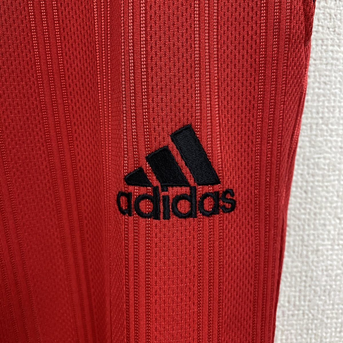 adidas　アディダス　トラックパンツ/ジャージ　赤　レッド　Mサイズ　古着