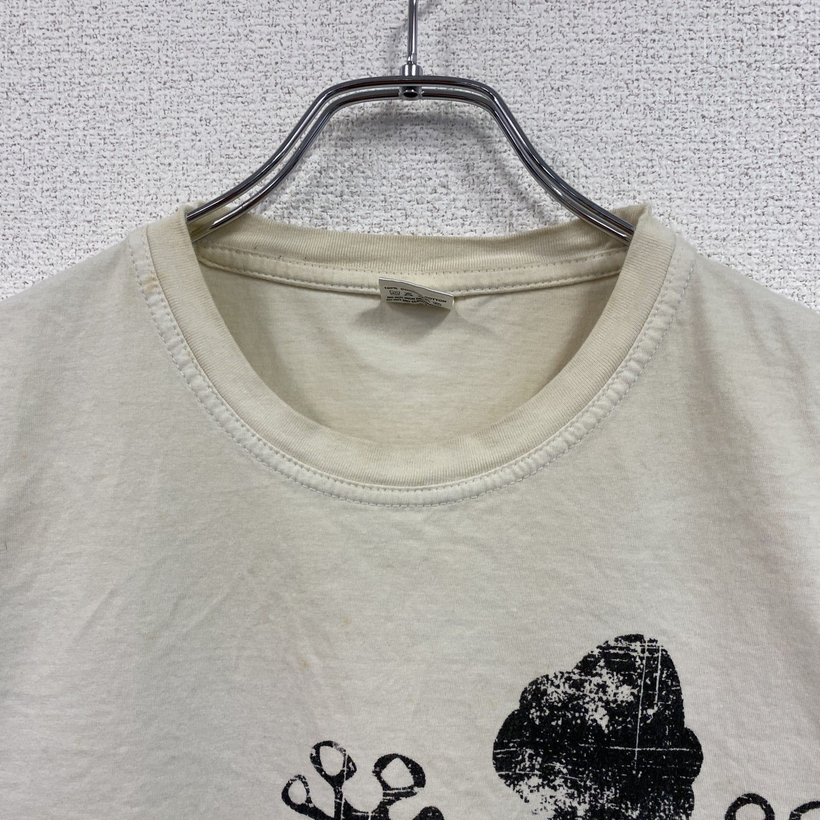 OZONE HOLIDAYS　半袖プリントアニマルTシャツ　MAURITIUS ISLAND　白　ホワイト　Mサイズ　古着