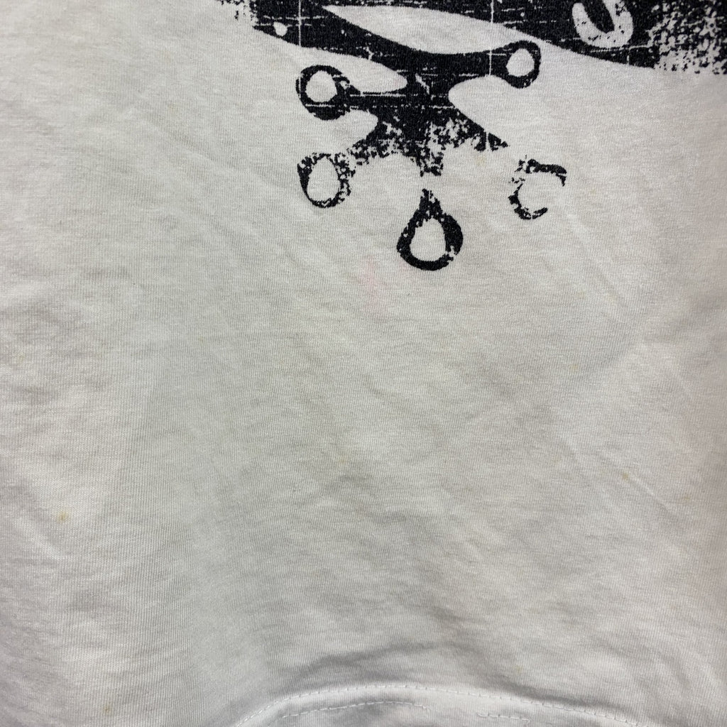 OZONE HOLIDAYS　半袖プリントアニマルTシャツ　MAURITIUS ISLAND　白　ホワイト　Mサイズ　古着