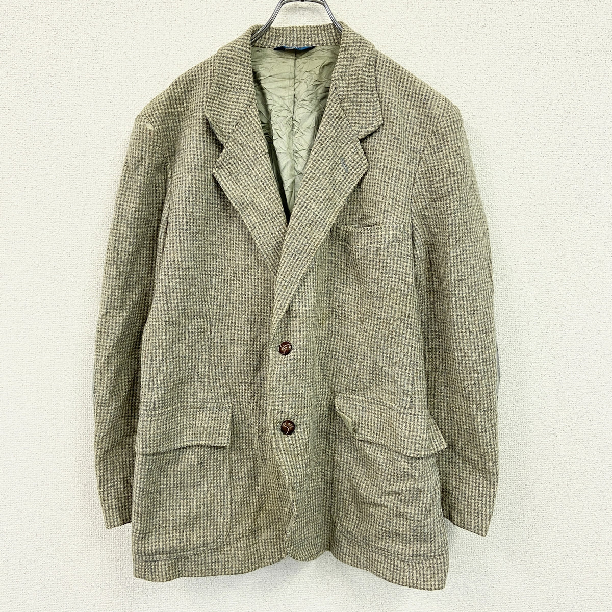 PENDLETON　ペンドルトン　テーラードジャケット　ノッチドラペル　ベージュ　42サイズ　古着