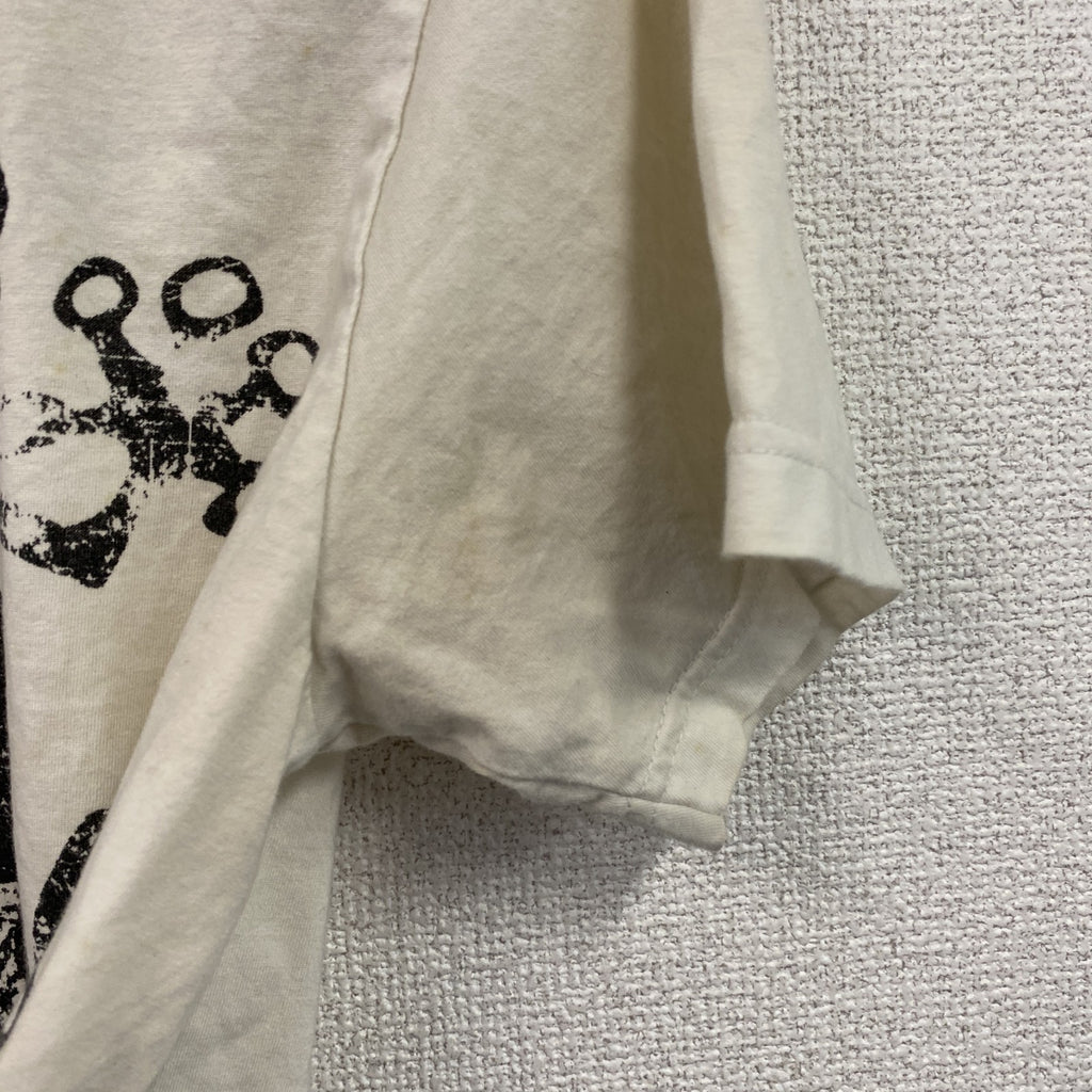 OZONE HOLIDAYS　半袖プリントアニマルTシャツ　MAURITIUS ISLAND　白　ホワイト　Mサイズ　古着