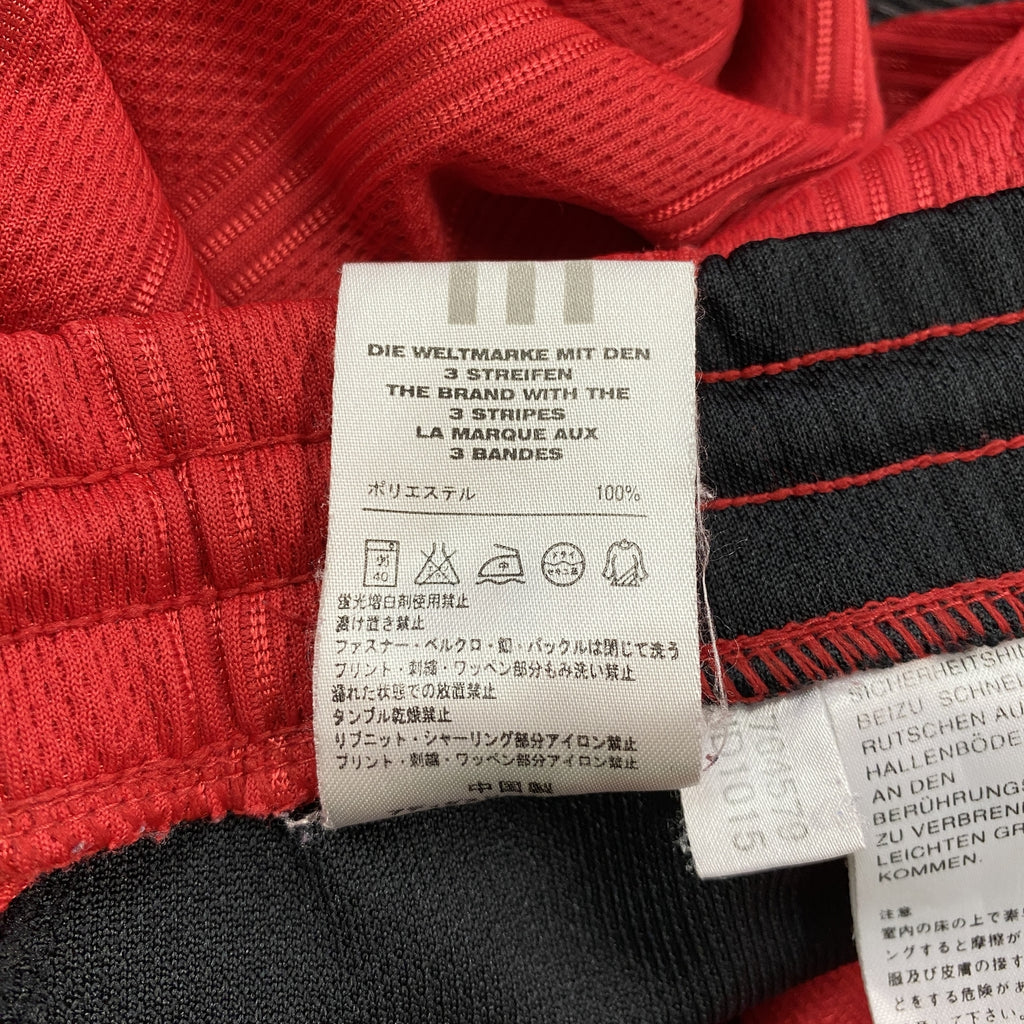 adidas　アディダス　トラックパンツ/ジャージ　赤　レッド　Mサイズ　古着