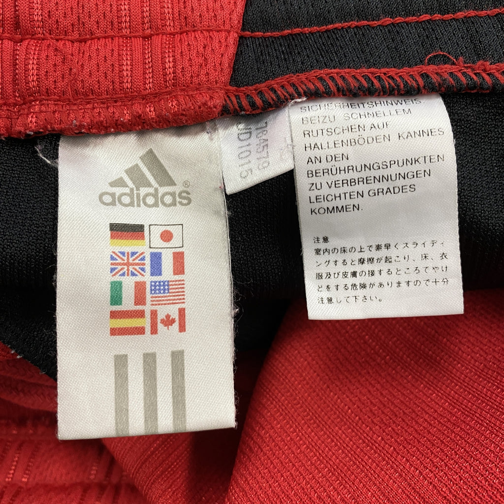 adidas　アディダス　トラックパンツ/ジャージ　赤　レッド　Mサイズ　古着