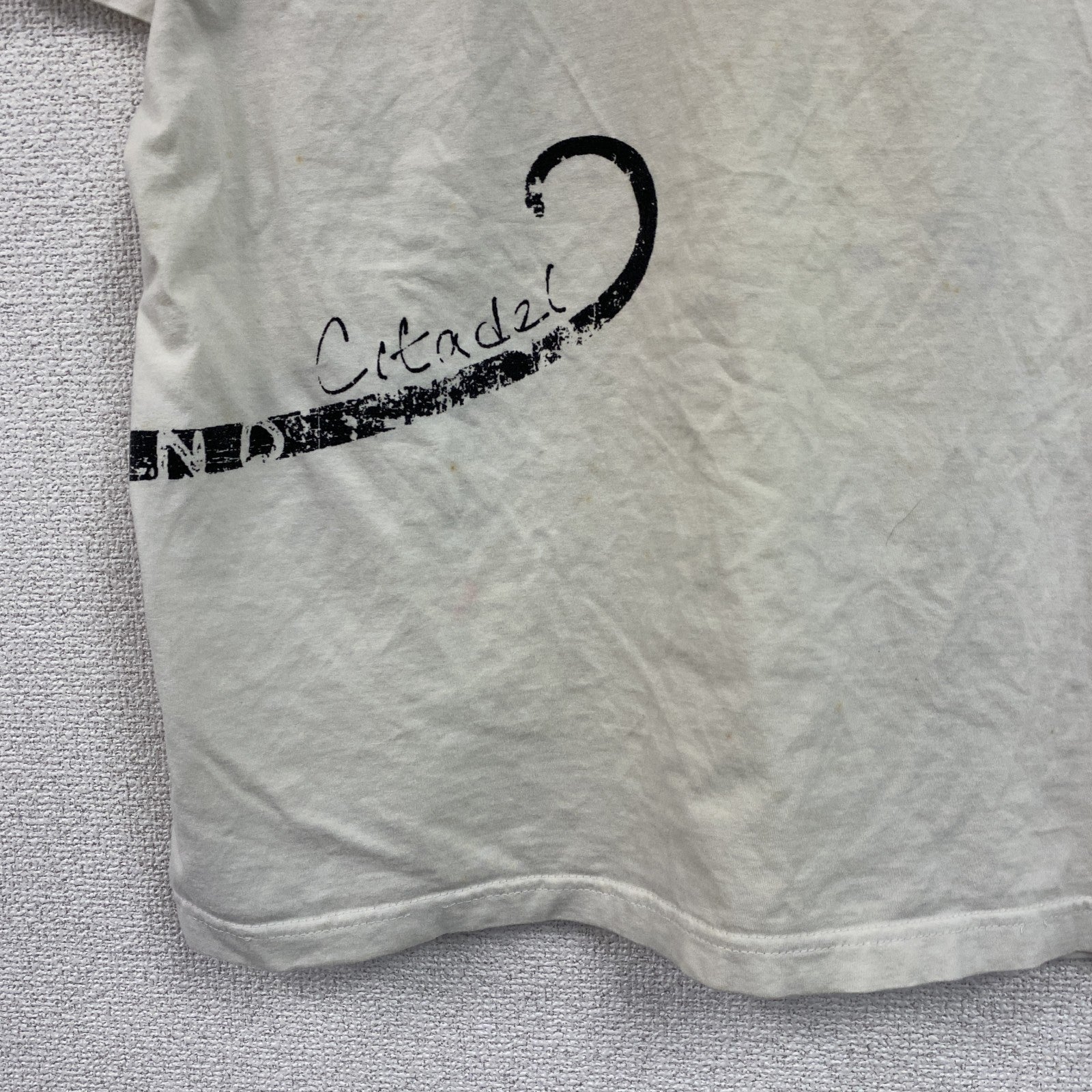 OZONE HOLIDAYS　半袖プリントアニマルTシャツ　MAURITIUS ISLAND　白　ホワイト　Mサイズ　古着