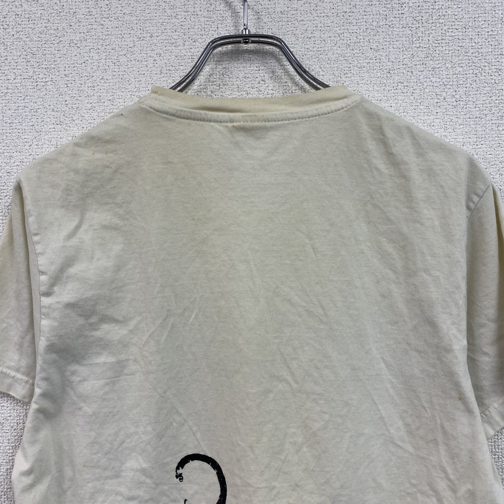 OZONE HOLIDAYS　半袖プリントアニマルTシャツ　MAURITIUS ISLAND　白　ホワイト　Mサイズ　古着