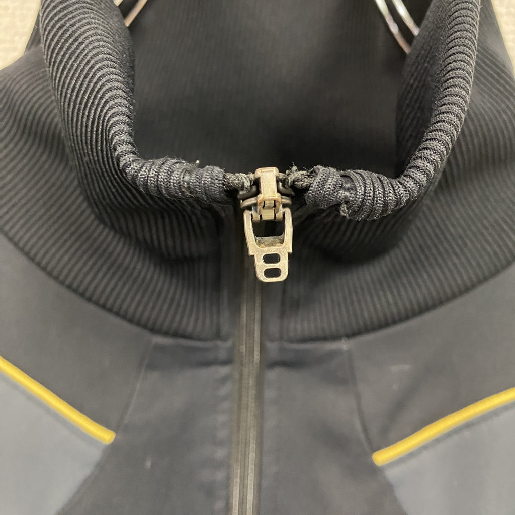 adidas　アディダス　トラックジャケット/ジャージ　黒　ブラック　Lサイズ　古着