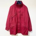 古着 used　CABIN CREEK　キャビンクリーク　長袖ハイネックブルゾン　ビックシルエット　赤　レッド　秋冬服