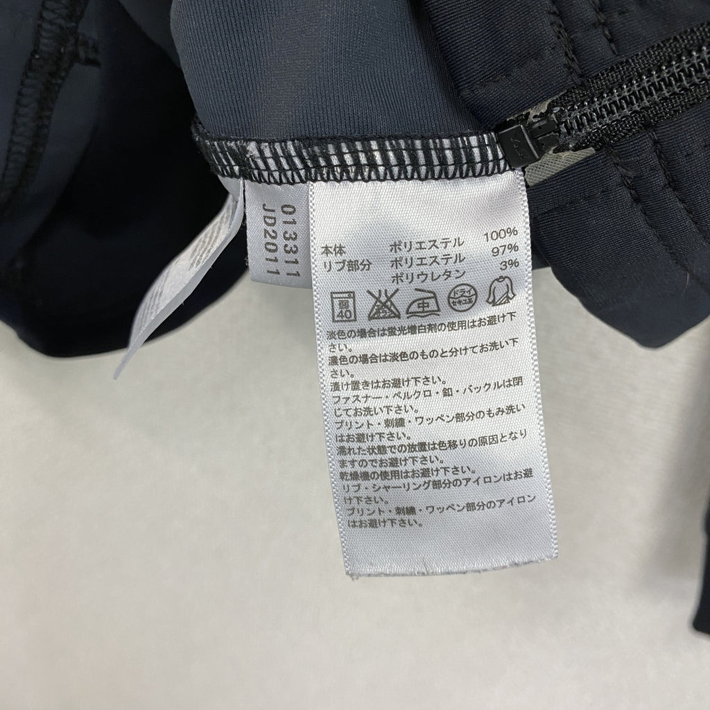 adidas　アディダス　トラックジャケット/ジャージ　黒　ブラック　Lサイズ　古着