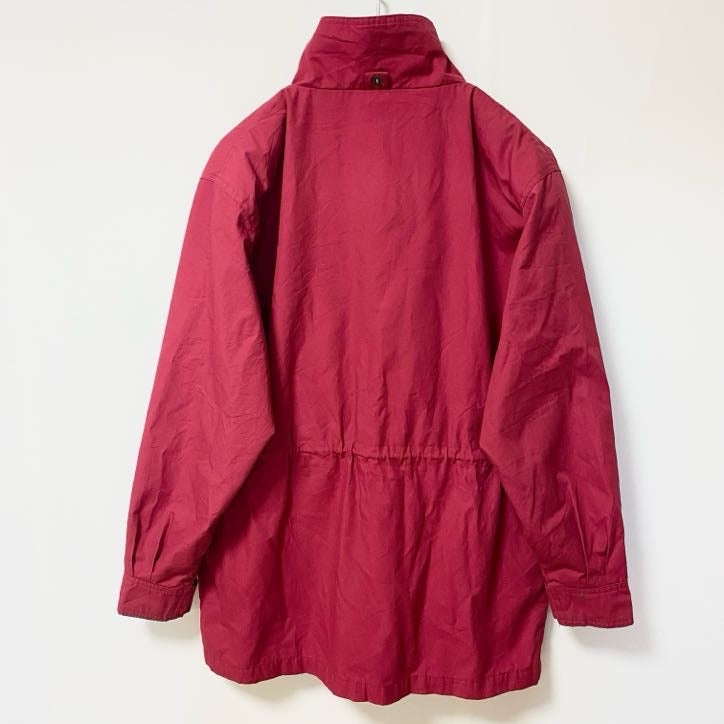 古着 used　CABIN CREEK　キャビンクリーク　長袖ハイネックブルゾン　ビックシルエット　赤　レッド　秋冬服
