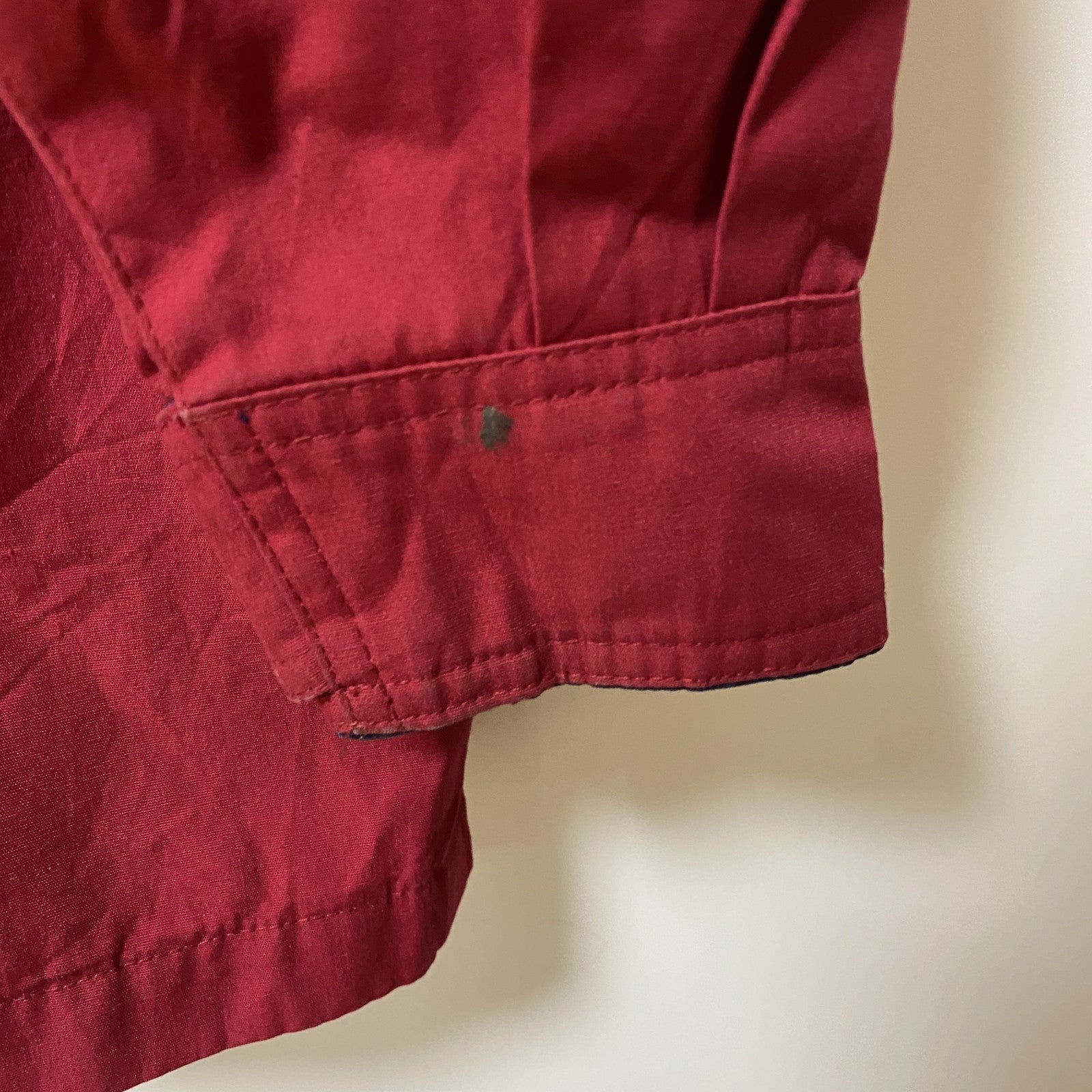 古着 used　CABIN CREEK　キャビンクリーク　長袖ハイネックブルゾン　ビックシルエット　赤　レッド　秋冬服