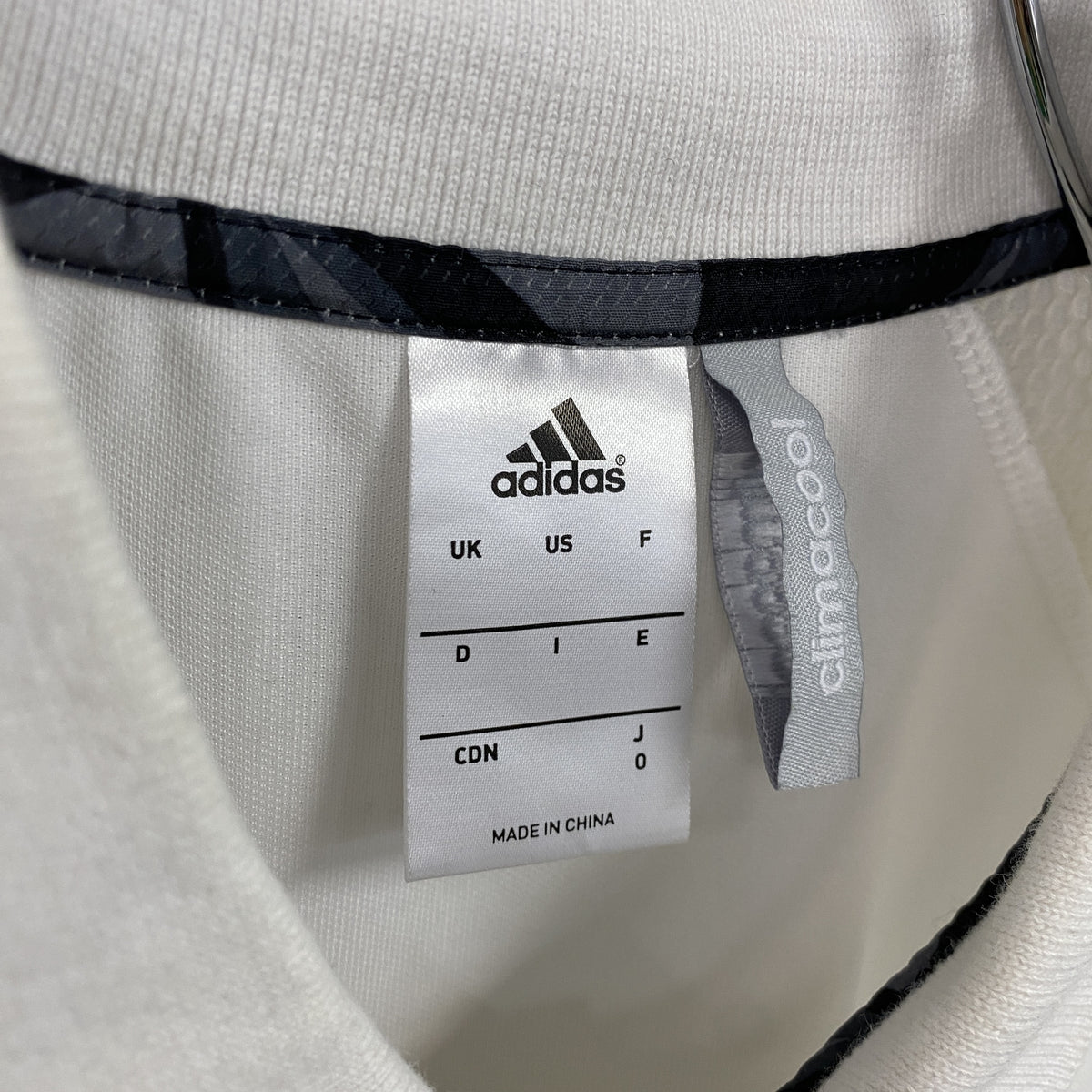 adidas　アディダス　半袖ポロシャツ　白　ホワイト　Oサイズ　古着