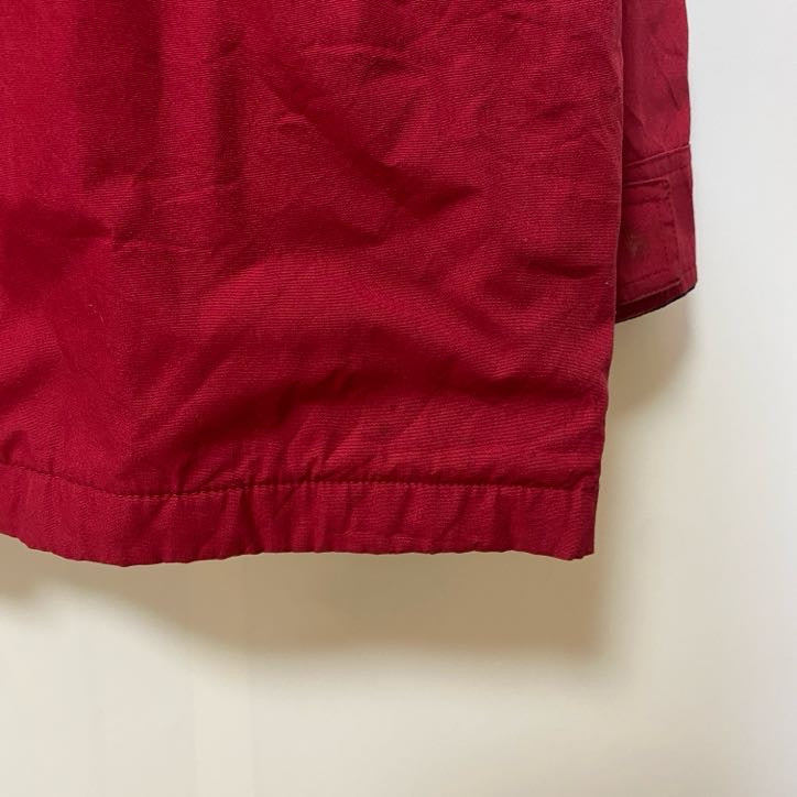 古着 used　CABIN CREEK　キャビンクリーク　長袖ハイネックブルゾン　ビックシルエット　赤　レッド　秋冬服