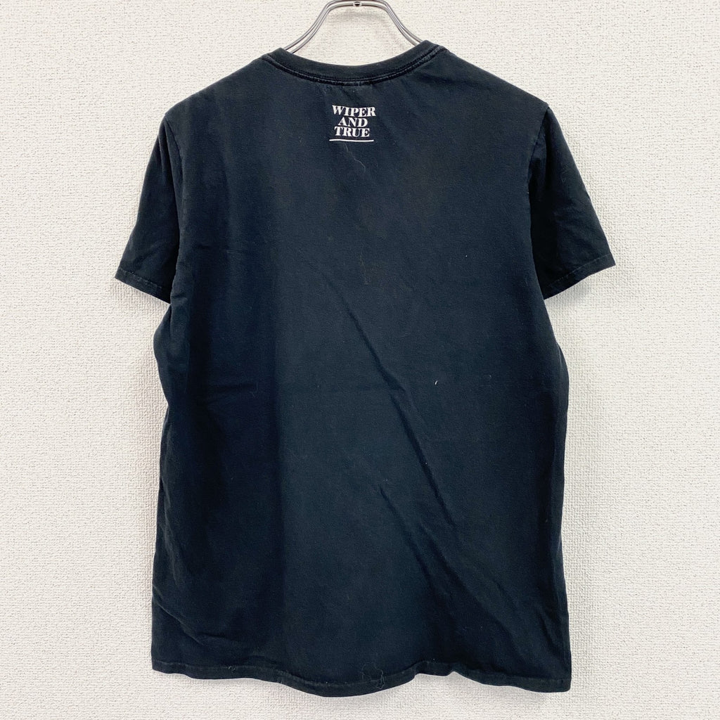 GILDAN　ギルダン　半袖プリントアニマルTシャツ　サーカス　像　黒　ブラック　Mサイズ　古着