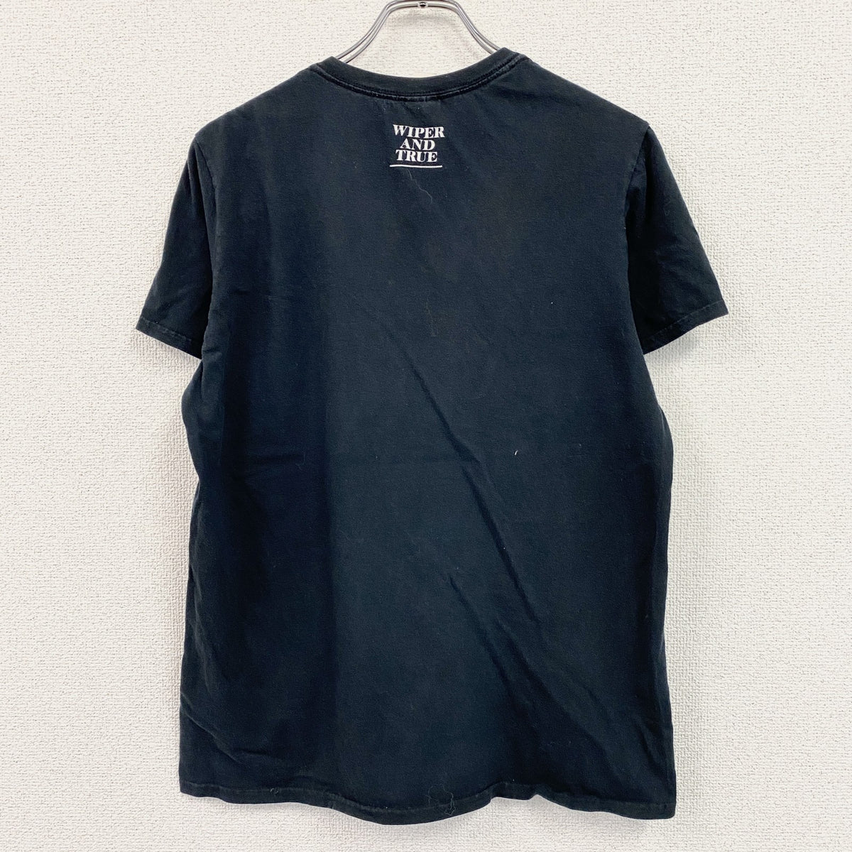 GILDAN　ギルダン　半袖プリントアニマルTシャツ　サーカス　像　黒　ブラック　Mサイズ　古着