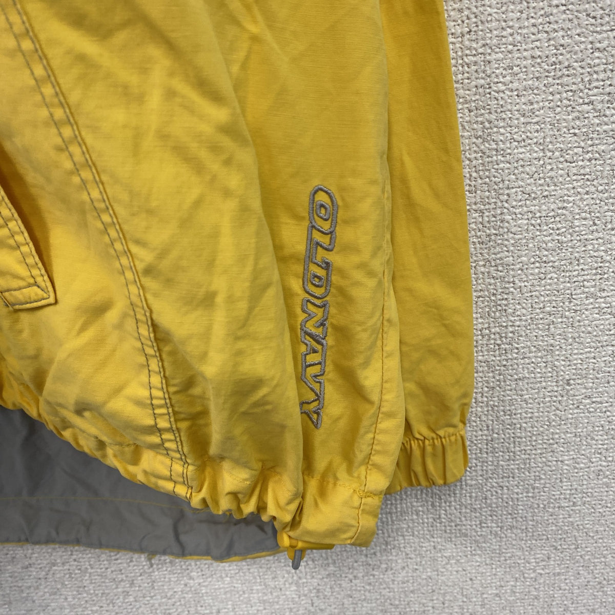 ～00s　OLD NAVY　オールドネイビー　プルオーバージャケット　アノラックジャケット　黄色　イエロー　2XLサイズ　古着
