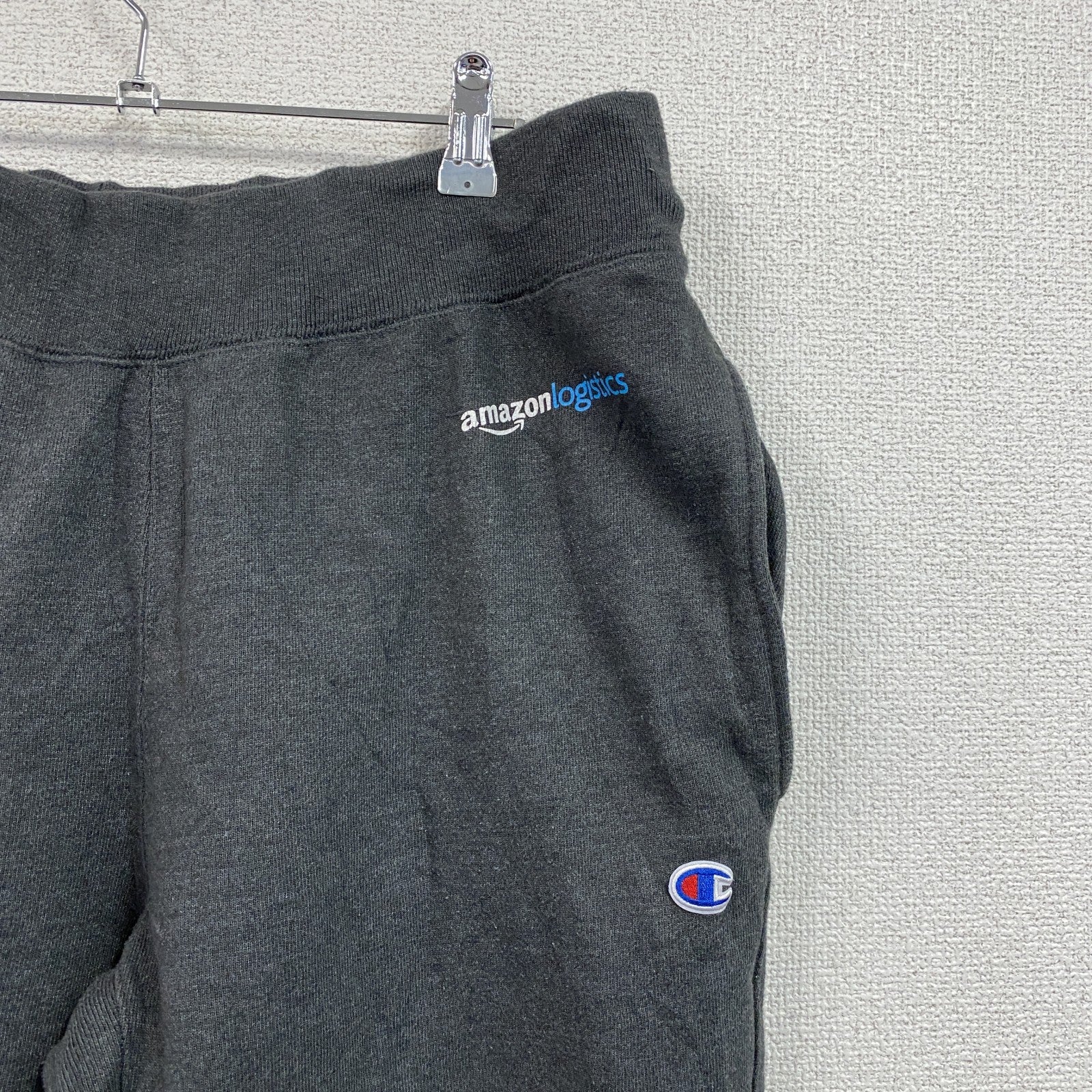 Champion　チャンピオン　リバースウィーブ　Amazon　スウェットパンツ　ヘビーウエイト　現行　灰色　グレー　Lサイズ　古着