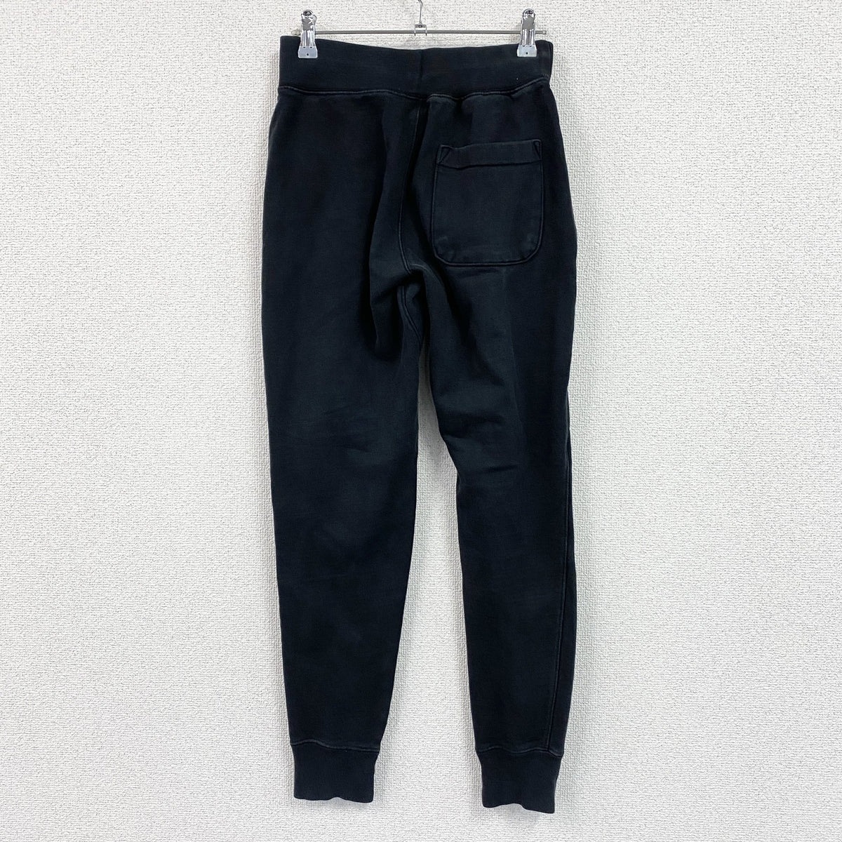 Champion　チャンピオン　リバースウィーブ　スウェットパンツ　刺繍ロゴ　ヘビーウエイト　現行　黒　ブラック　XSサイズ　古着
