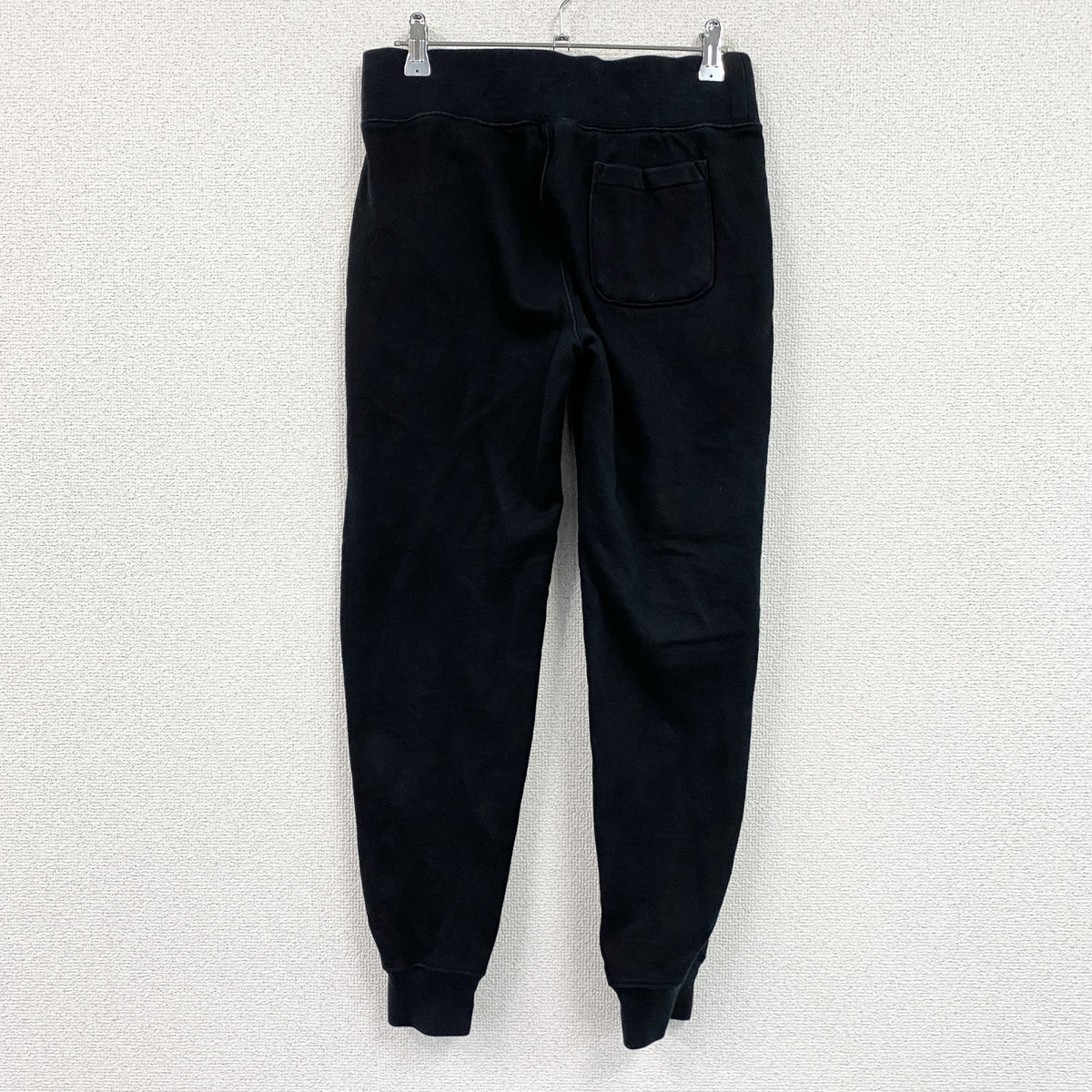 Champion　チャンピオン　リバースウィーブ　スウェットパンツ　ヘビーウエイト　刺繍ロゴ　現行　黒　ブラック　Sサイズ　古着
