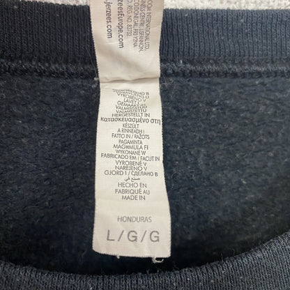 JERZEES　スウェット/トレーナー　カレッジタイプ　黒　ブラック　Lサイズ