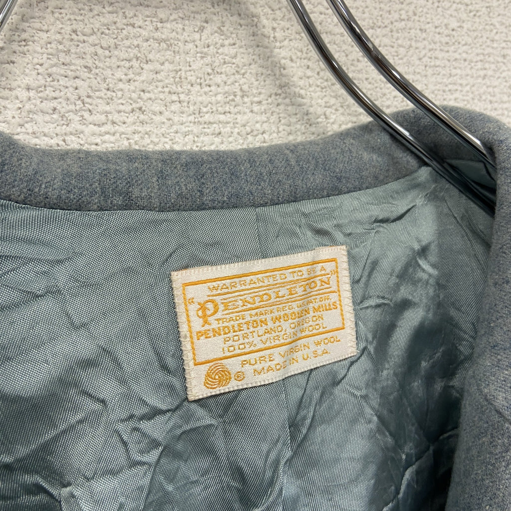 ～70s　PENDELTON　ペンドルトン　ウールテーラードジャケット　1B　ヴィンテージ　灰色　グレー　古着