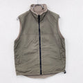 00s　OLD UNIQLO　オールドユニクロ　フルジップフリースベスト　リバーシブル　ヴィンテージ　ベージュ　古着