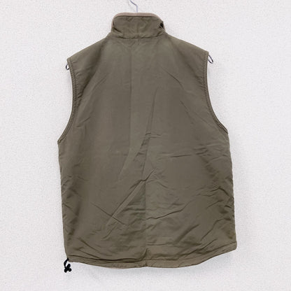 00s　OLD UNIQLO　オールドユニクロ　フルジップフリースベスト　リバーシブル　ヴィンテージ　ベージュ