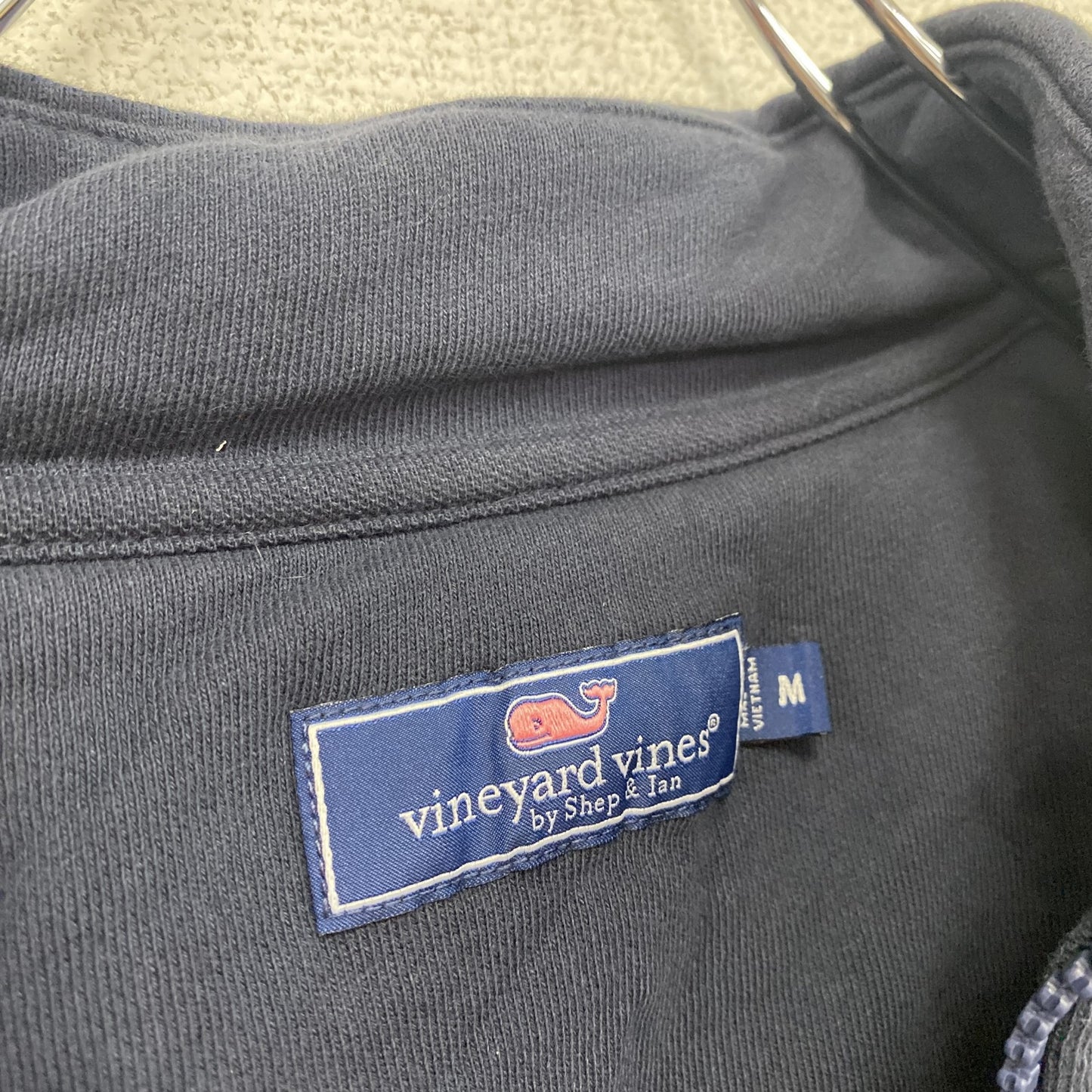 vineyard vines　ハーフジップスウェット/トレーナー　紺　ネイビー　Mサイズ
