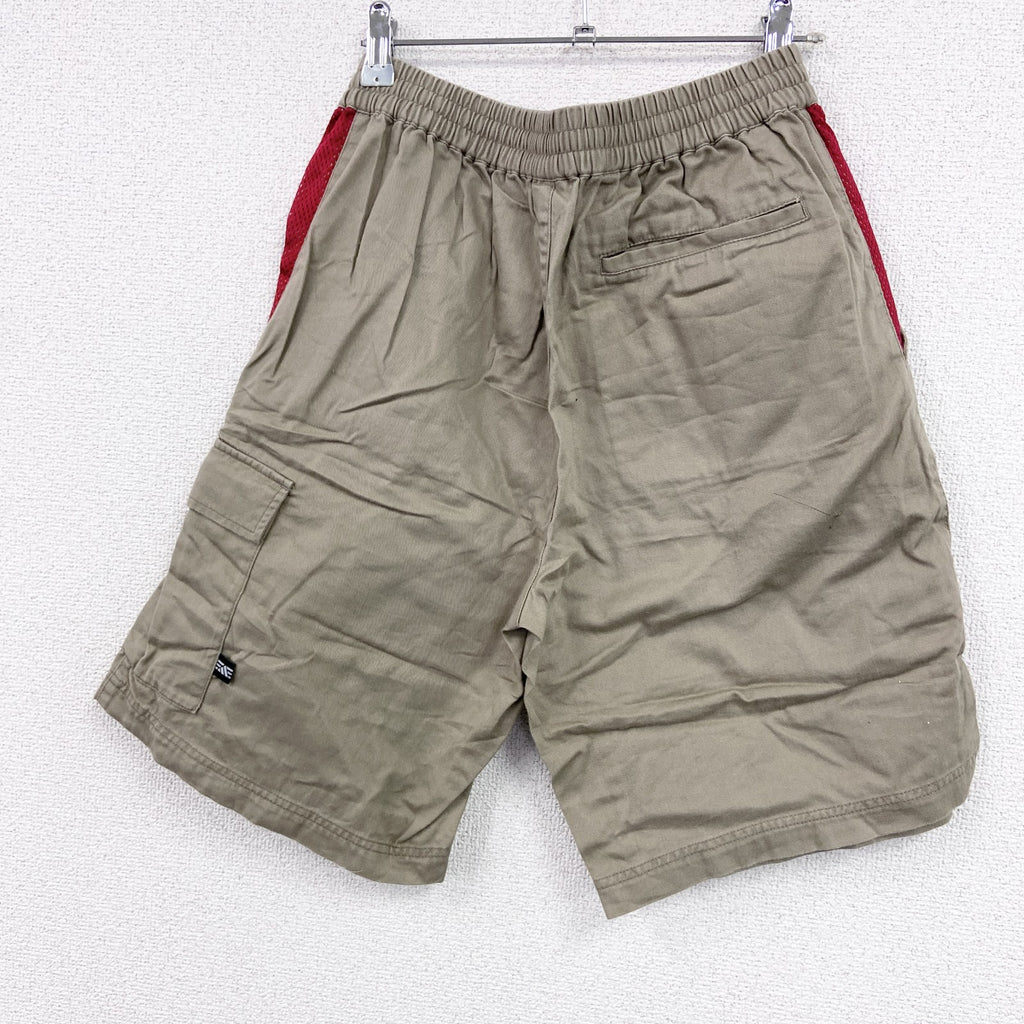90s　adidas　アディダス　ハーフパンツ/ショートパンツ　パフォーマンスロゴ　ヴィンテージ　ベージュ　Mサイズ　古着