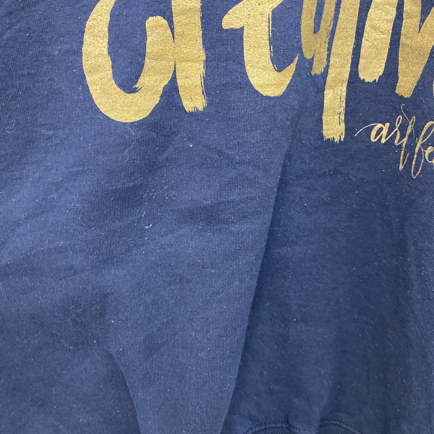 GILDAN　スウェット/トレーナー　I AM A creaTive　紺　ネイビー　Lサイズ