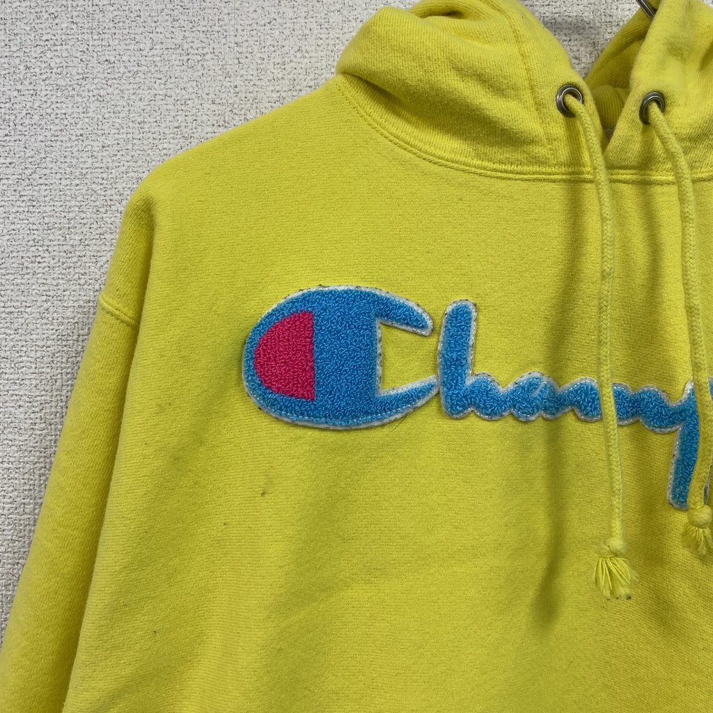 Champion　チャンピオン　リバースウィーブ　スウェットパーカー/フーディー　ヘビーウエイト　現行　黄色　イエロー　Lサイズ　古着