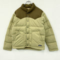 Patagonia　パタゴニア　ダウンジャケット　ダウン75％　バイカラー　茶色　ブラウン　ベージュ　Mサイズ　古着