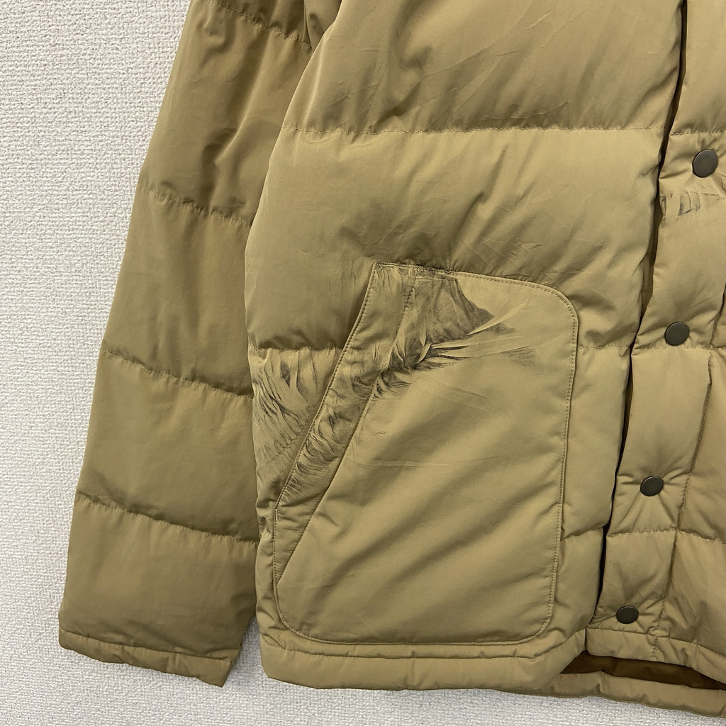 Patagonia　パタゴニア　ダウンジャケット　ダウン75％　バイカラー　茶色　ブラウン　ベージュ　Mサイズ　古着