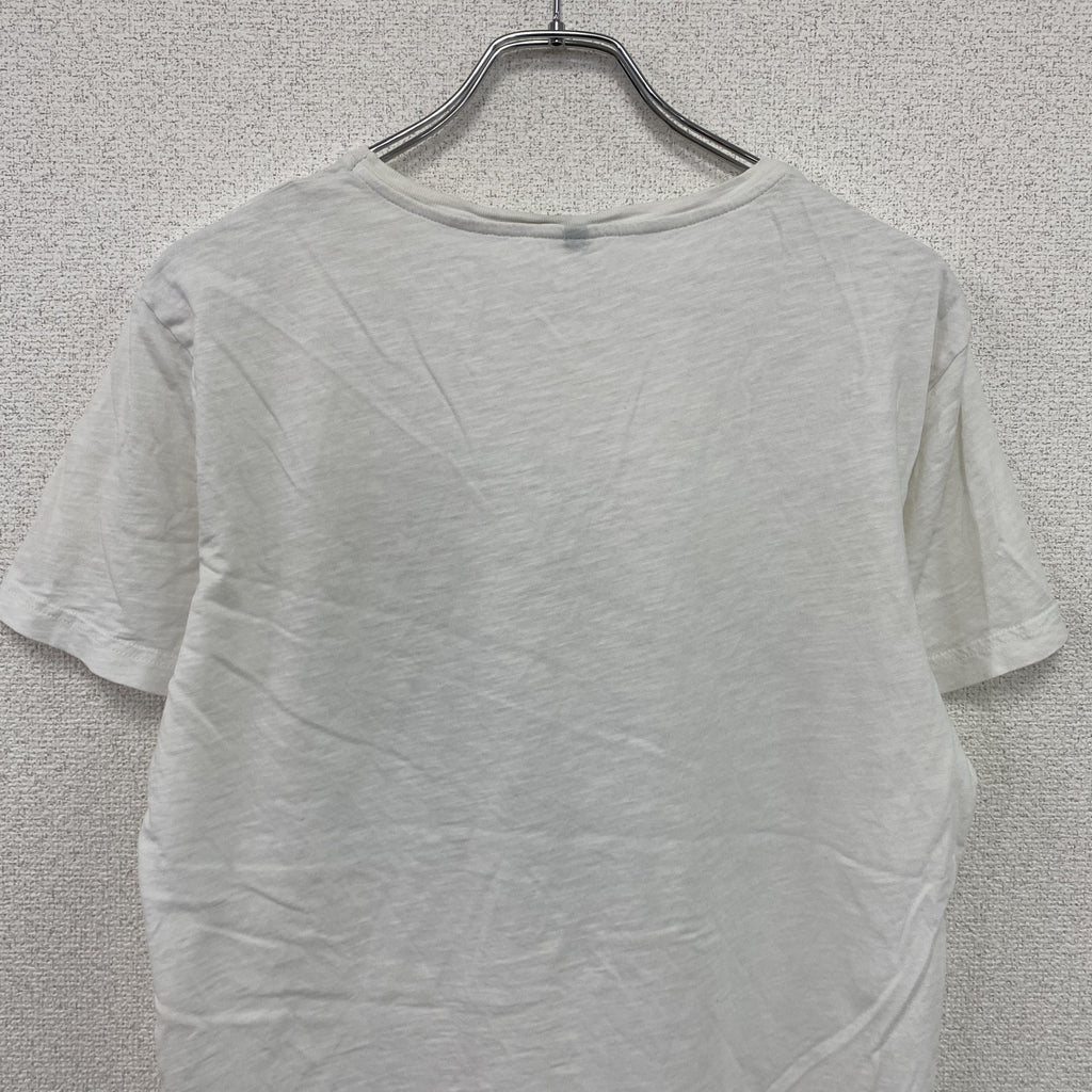 UNITED COLORS OF BENETTON　ユナイテッドカラーズオブベネトン　半袖プリントTシャツ　白　ホワイト　　古着