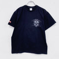 B&C　半袖プリントTシャツ　両面プリント　ROOF ROCKER　ハンマー　アーチプリント　デカロゴ　黒　ブラック　Mサイズ　古着