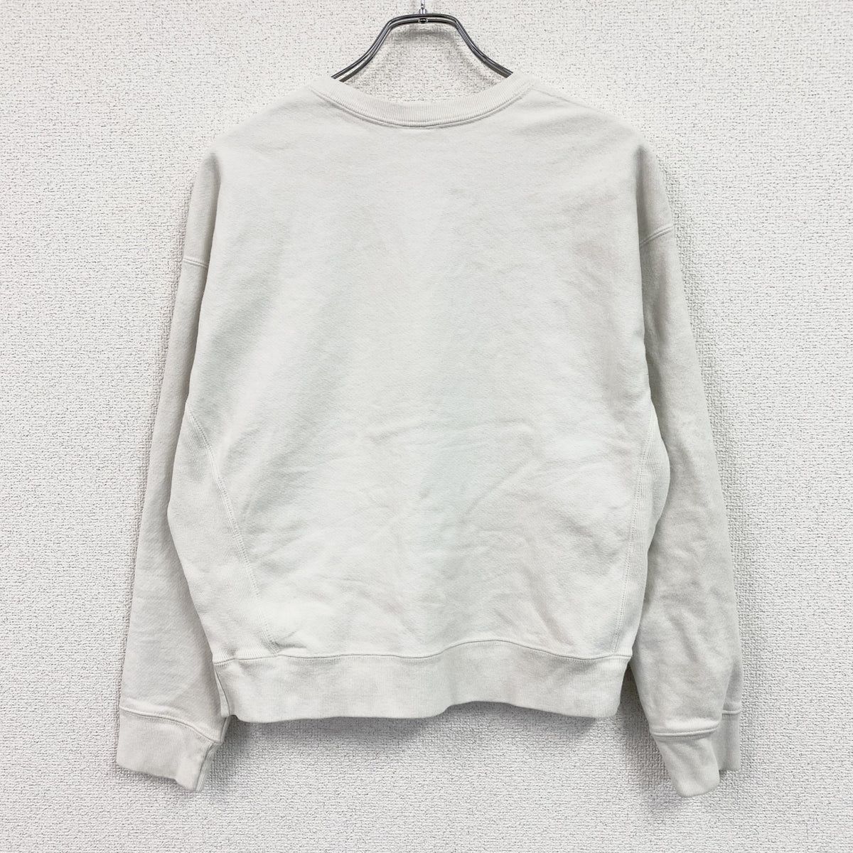 Champion　チャンピオン　リバースウィーブ　スウェット/トレーナー　ヘビーウエイト　刺繍ロゴ　現行　白　ホワイト　Lサイズ　古着