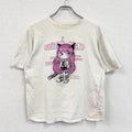 半袖プリントTシャツ　キャラクターT　サブカルチャー　白　ホワイト　古着