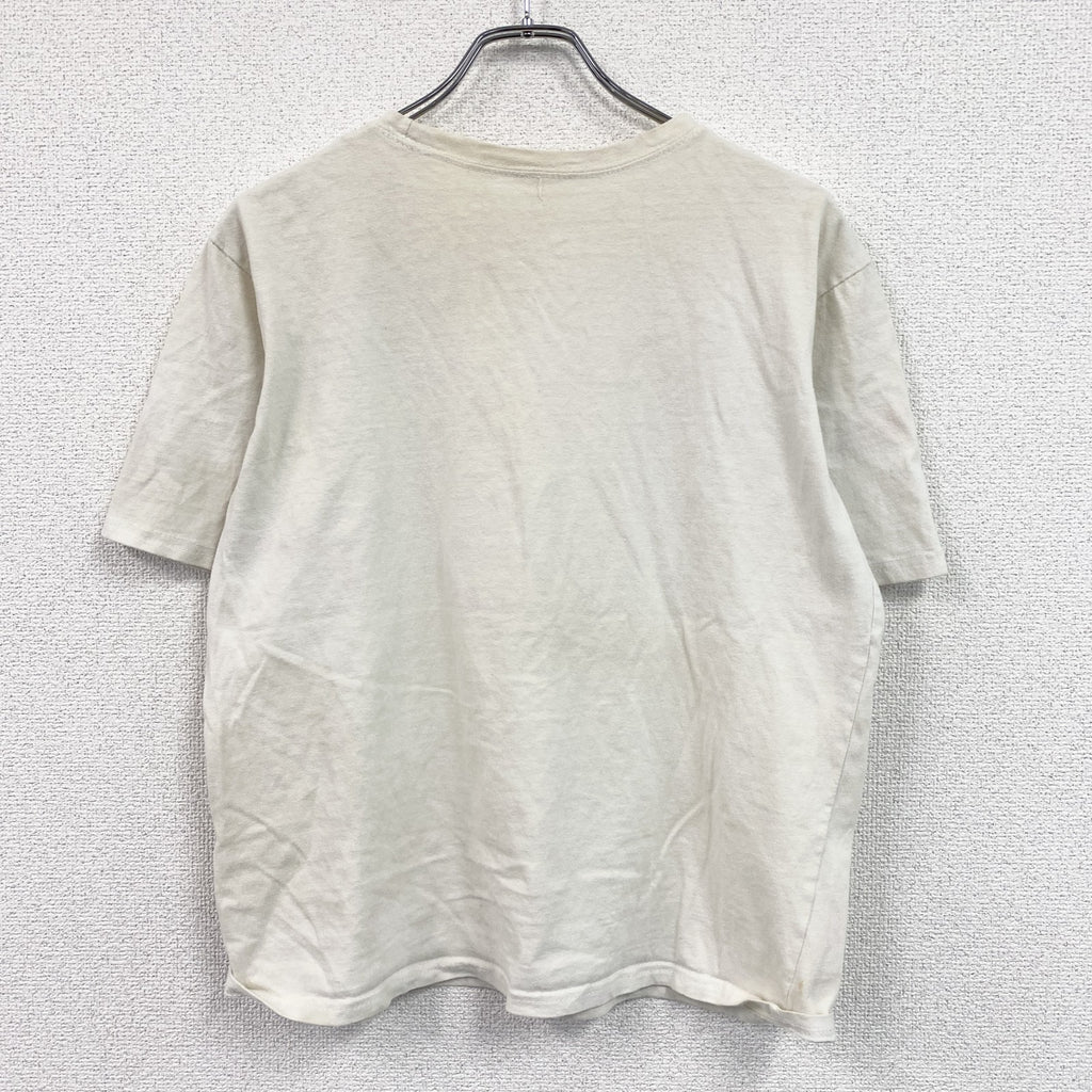 半袖プリントTシャツ　キャラクターT　サブカルチャー　白　ホワイト　古着