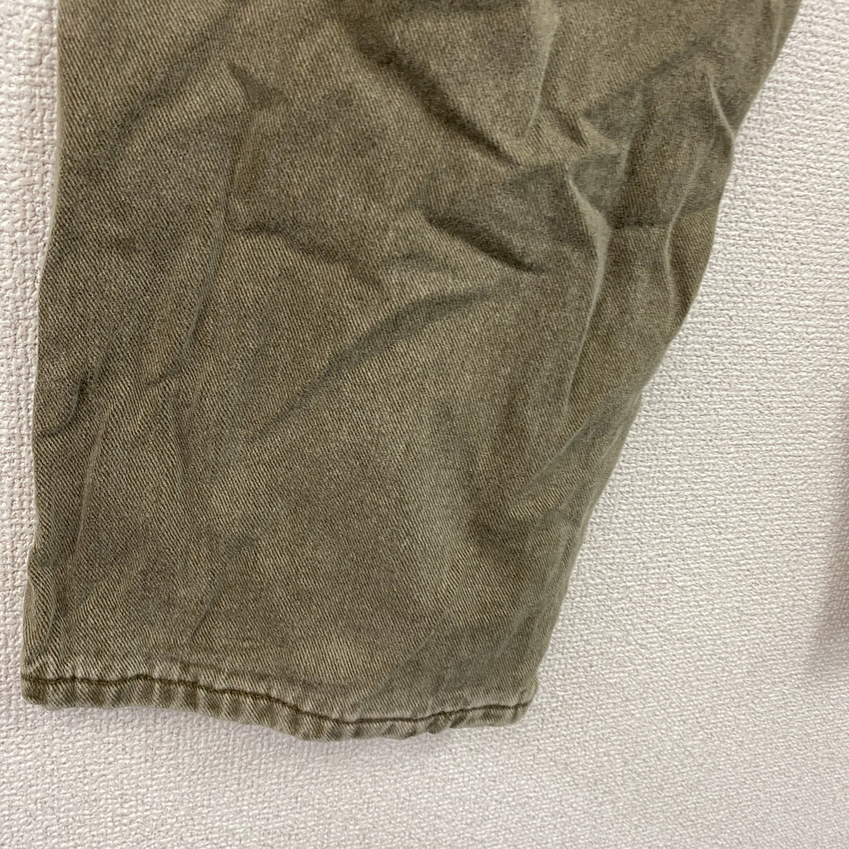 ～00s　L.L.Bean　エルエルビーン　デニムパンツ/ジーンズ　ジップフライ　革パッチ　ネル生地ライナー　茶色　ブラウン　W37サイズ　古着
