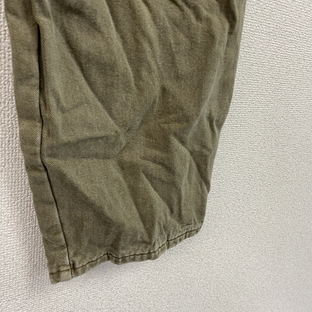 ～00s　L.L.Bean　エルエルビーン　デニムパンツ/ジーンズ　ジップフライ　革パッチ　ネル生地ライナー　茶色　ブラウン　W37サイズ　古着