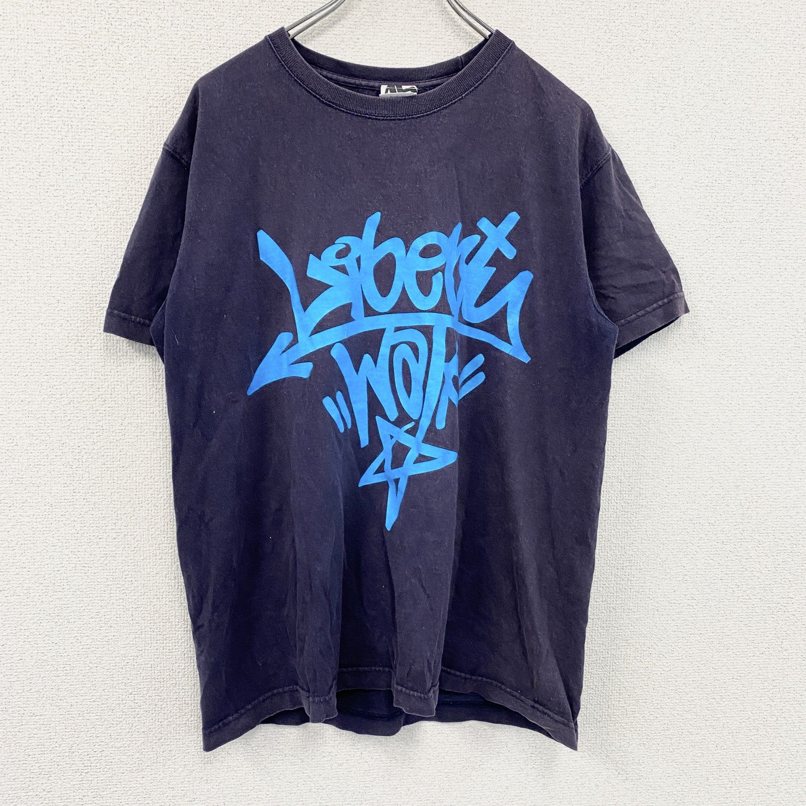 Liberty Walk　半袖プリントTシャツ　紺　ネイビー　Lサイズ　