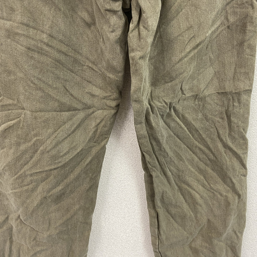 ～00s　L.L.Bean　エルエルビーン　デニムパンツ/ジーンズ　ジップフライ　革パッチ　ネル生地ライナー　茶色　ブラウン　W37サイズ　古着