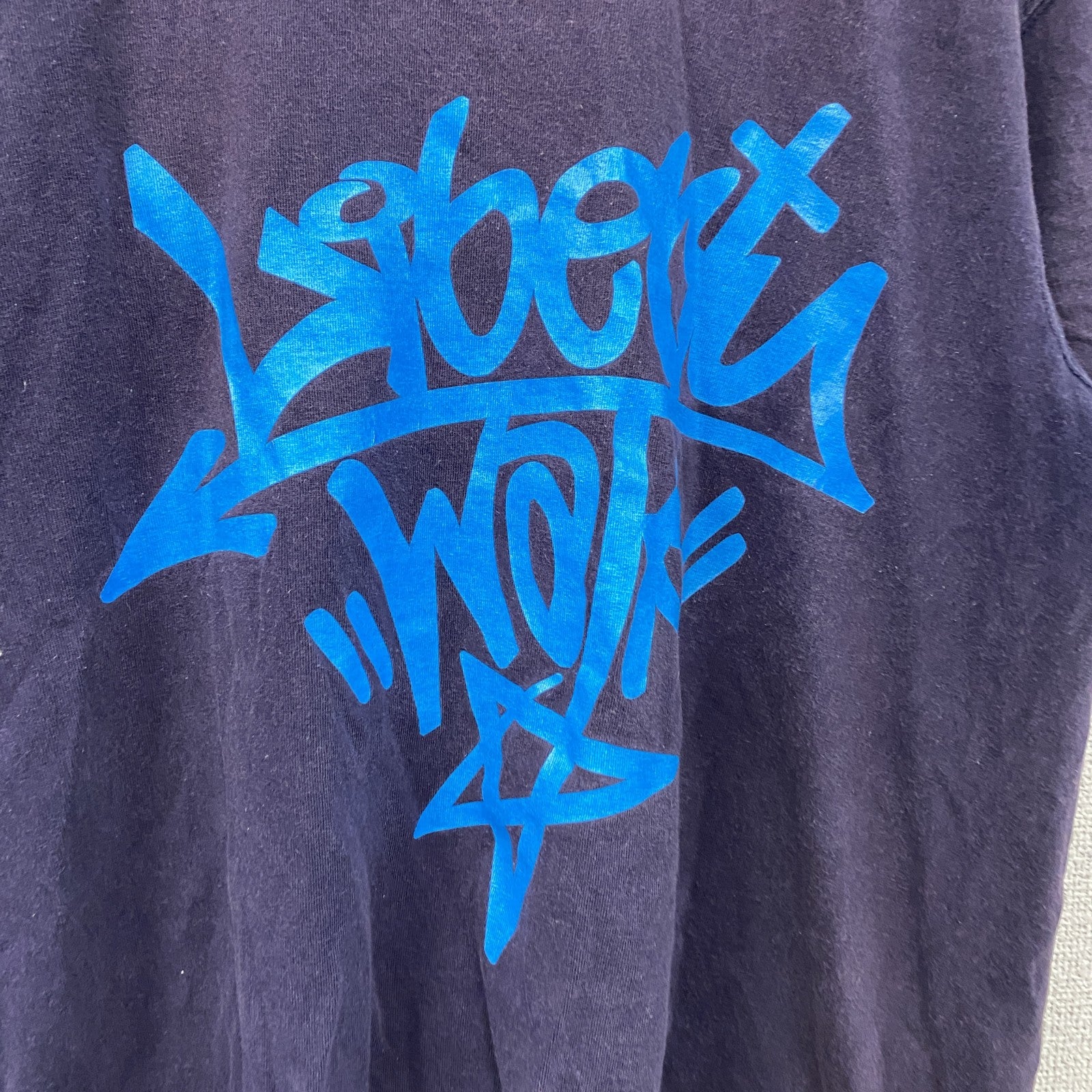 Liberty Walk　半袖プリントTシャツ　紺　ネイビー　Lサイズ　