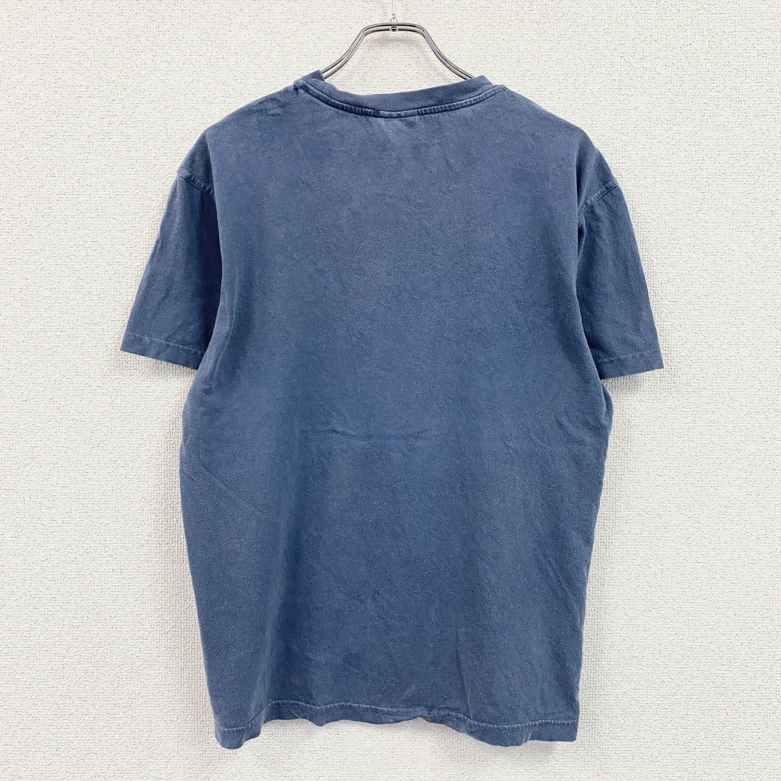Weird Fish　ウィアードフィッシュ　半袖プリントTシャツ　ワンポイント　青　ブルー　Sサイズ　古着
