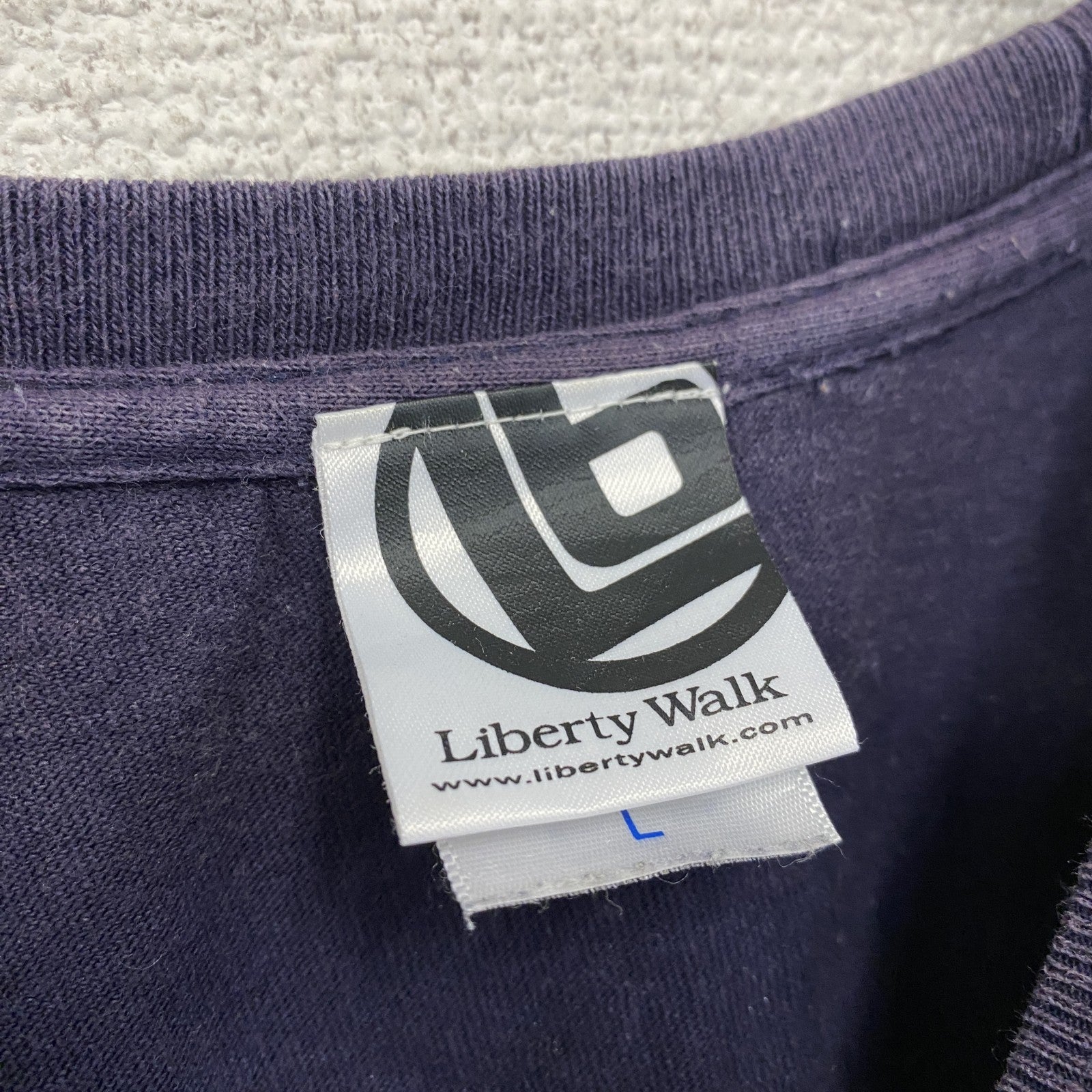 Liberty Walk　半袖プリントTシャツ　紺　ネイビー　Lサイズ　