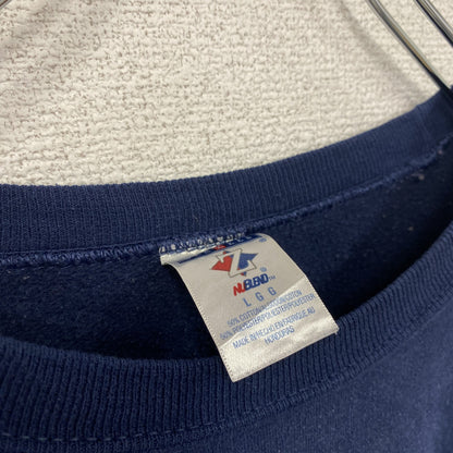 80s　JERZEES　スウェット/トレーナー　カレッジタイプ　ヴィンテージ　紺　ネイビー　Lサイズ