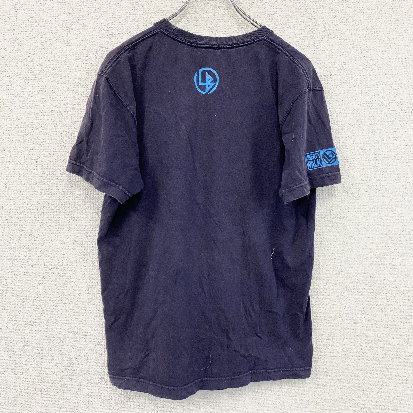 Liberty Walk　半袖プリントTシャツ　紺　ネイビー　Lサイズ　
