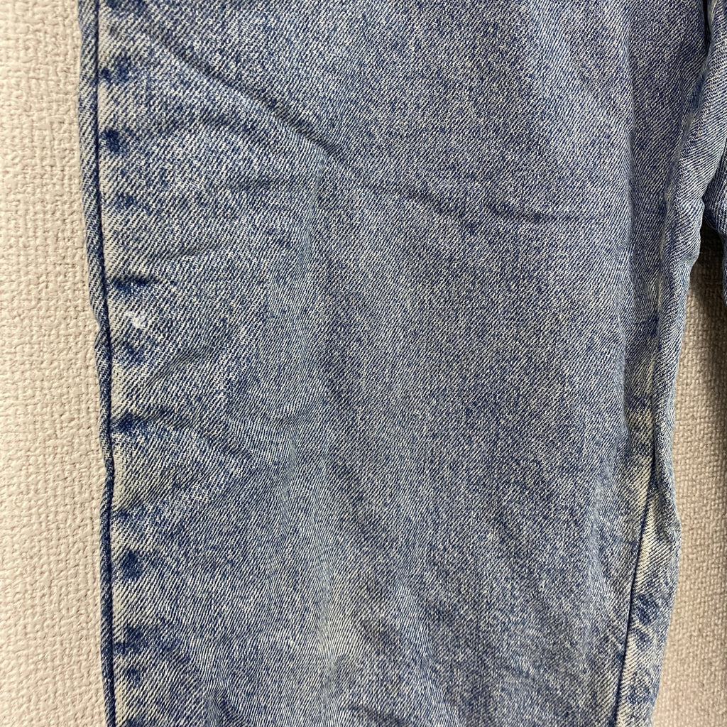 ～00s　L.L.Bean　エルエルビーン　デニムパンツ/ジーンズ　ジップフライ　革パッチ　ネル生地ライナー　インディゴ　古着