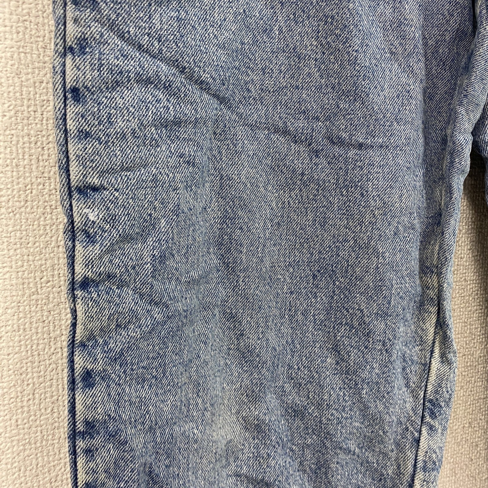 ～00s　L.L.Bean　エルエルビーン　デニムパンツ/ジーンズ　ジップフライ　革パッチ　ネル生地ライナー　インディゴ　古着