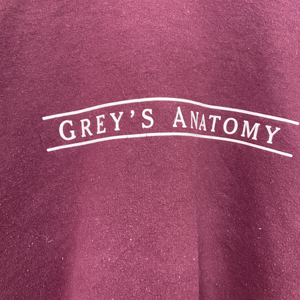 GILDAN　ギルダン　Grey's Anatomy　スウェット/トレーナー　海外ドラマ　ボルドー　Mサイズ　古着