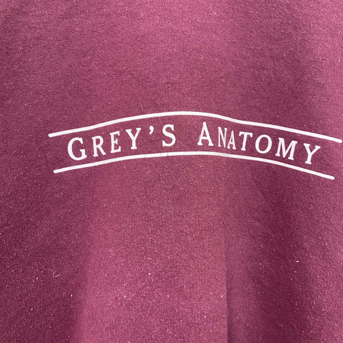 GILDAN　ギルダン　Grey's Anatomy　スウェット/トレーナー　海外ドラマ　ボルドー　Mサイズ　古着